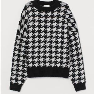 H&M Houndstooth Sweater NEVER WORN